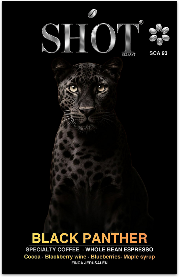 Black Panther specialty coffee bag — SCA 93, Honduras, Geisha variety