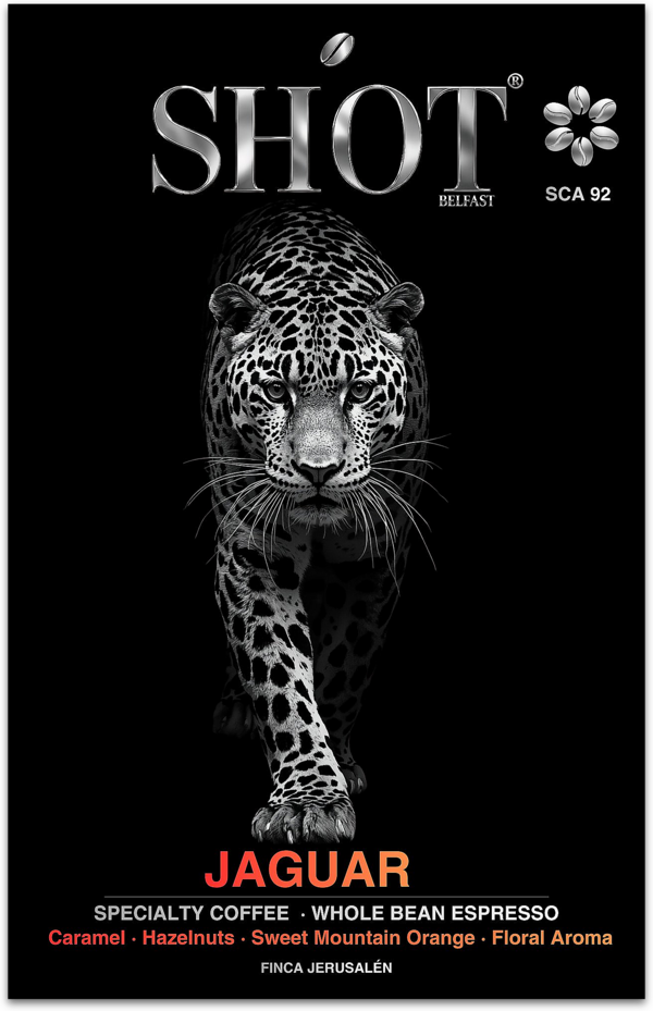 Jaguar specialty coffee bag — SCA 92, Honduras, Parainema variety